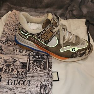 Gucci Men's Sneakers - Brown, Orange, Blue